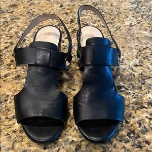 Cole Haan Black Leather Sandals